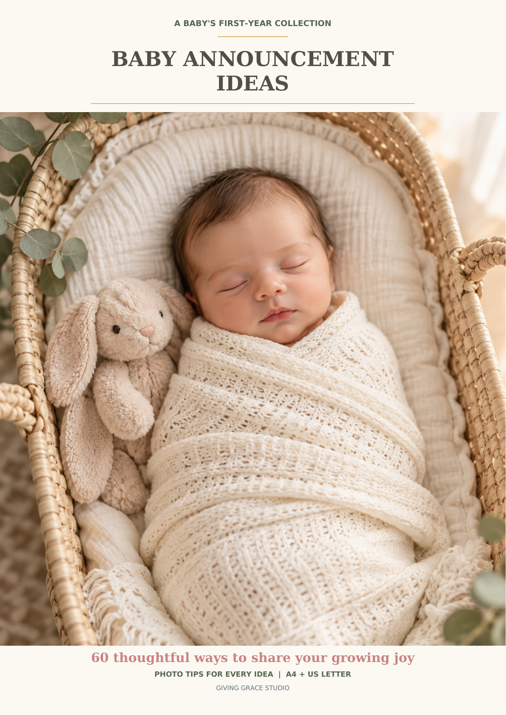 Baby Announcement Ideas cover from A Baby's First-Year Collection