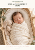 Baby Announcement Ideas cover from A Baby's First-Year Collection