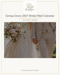 Bridal Calendar cover with official Giving Grace Studio logo and calendar artwork
